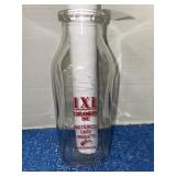 Vintage 1 pint milk jug - I. X. L. Creamery inc.-