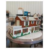 Metal dollhouse 33" long, 12" wide, 20" tall