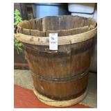 Vintage wooden stave bucket