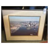 Framed view of Pittsburgh picture