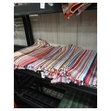 Shelf lot of 7 rag rugs