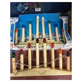 2 vintage candelabras one with box