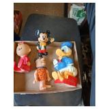 Lot of vintage cartoon characters