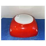 Pyrex Red Square Bowl 2 1/2 Quart