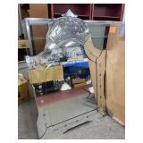 Decorative wall mirror - cracked - 30.5 x 44