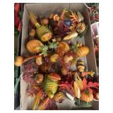 Flat of vintage fall decor