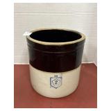 Vintage two-tone 2 Gal stoneware crock