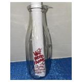 Vintage 1 quart milk jug -Vale Wood Farms in