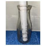 Vintage 1 pint milk jug - Johnstown Sanitary