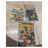 X men, defenders, Superman comics lot of 3