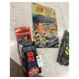 NASCAR book and traks cards lot