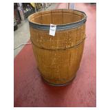 Vintage wooden nail keg