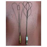 Lot of 2 rug beaters