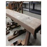 48" long  7-1/2" wide primitive bench