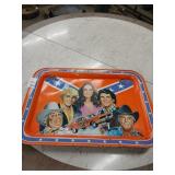 Vintage Dukes of Hazzard legged serving tray 1981