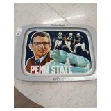 Vintage Penn State serving tray signed and