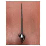 Antique cup-hilt rapier with marking