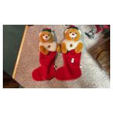 Large Plush Battery Christmas Stockings
