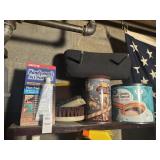 Adhesive brushed car headrest & tins
