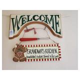 Welcome Granndmas Kitchen hanging