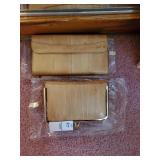 Eelskin wallet & change purse