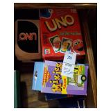 3 set Uno cards, Skip Bo set, Mixies & Fish card