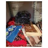 Shelf lot of scarves