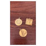 Lot of 3 1/20 Gold Filled Charms