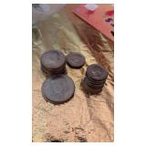 Lot of Bicentennial Coins Quarters, Half Dollars