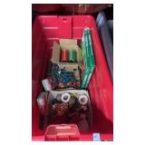 Tote of Christmas Decor