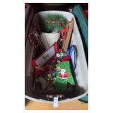 Tote of Christmas Decor