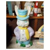 Light up Easter bunny blow mold