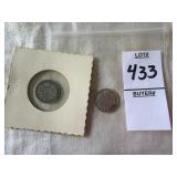 1899 Canadian 5-cent silver coin, 1920 Canadian