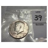 1964 United States Kennedy half dollar