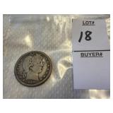 1908 United States Barber quarter