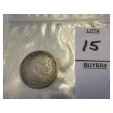 1894 United States Barber quarter