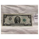 1976 misaligned? Two dollar bill