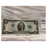 1976 misaligned? Two dollar bill