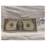1988 misaligned? One dollar bill