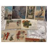 Vintage post cards dating back to 1918