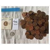 1943 United States Mercury Dime, 1959 and newer