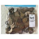 Bag of Lincoln Wheat Cents