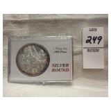 1 Troy oz .999 fine silver commemorative round