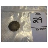1838 Seated Liberty Half Dime