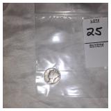 1925 S UNITED STATES Mercury Winged Liberty Head