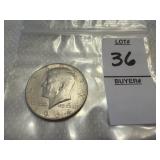 1964 United States Kennedy half dollar