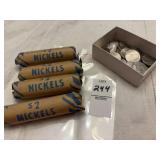 Three rolls and some change of non-specific US
