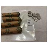 Four rolls and some change of non-specific US