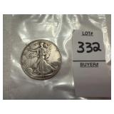 1942 Walking Liberty Half Dollar