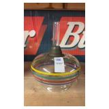 Striped Oil Lamp Rainbow